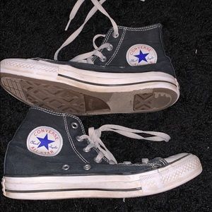 Black high top converse!!